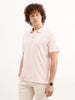 Solid Slim Fit Polo T-Shirt | Pink