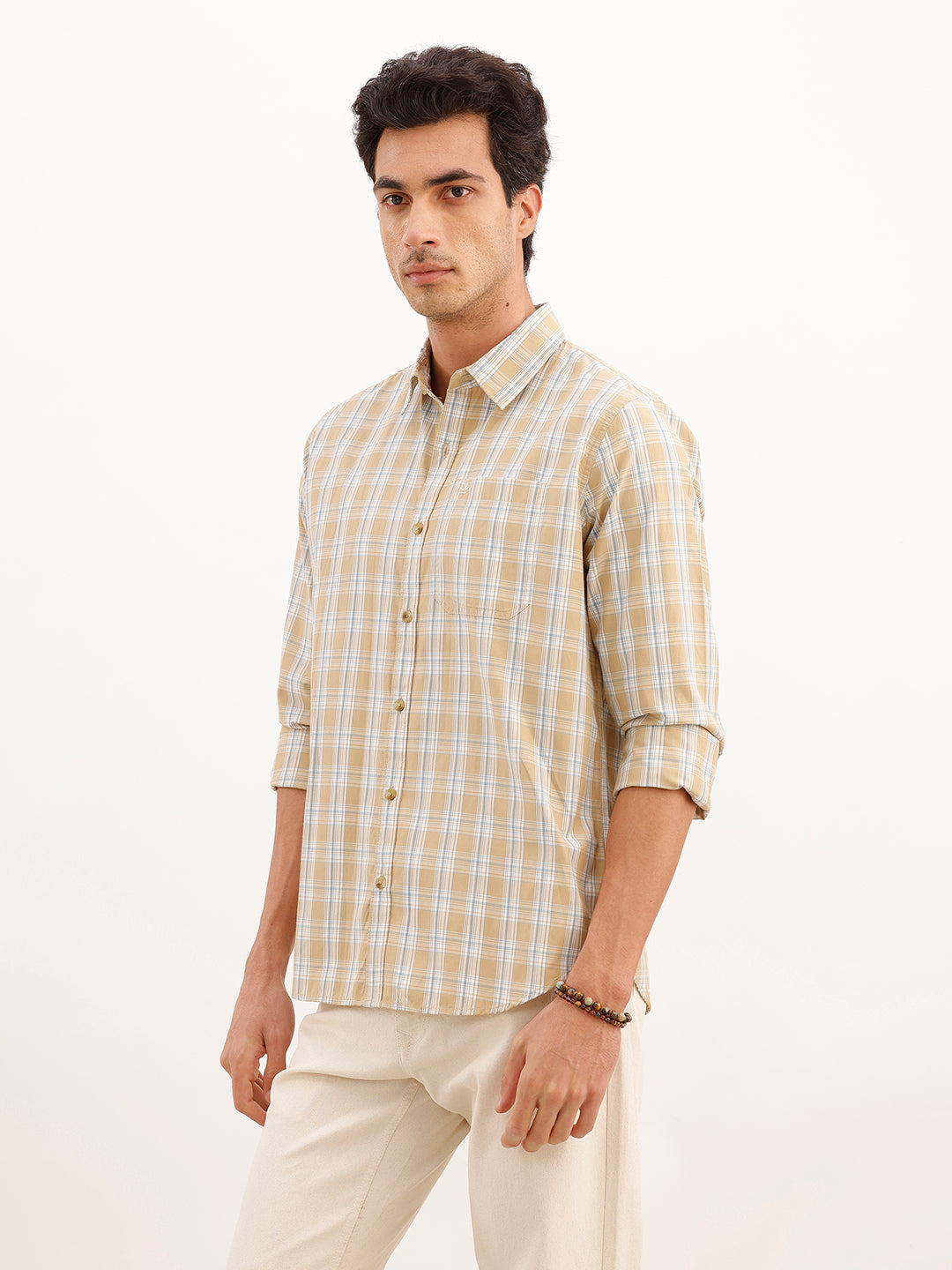 Classic Regular Fit Shirt | Beige