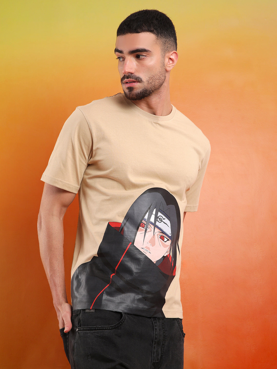 Itachi Uchiha Beige Naruto T-Shirt