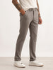 Solid Slim Fit Cotton Blend Trouser | Olive