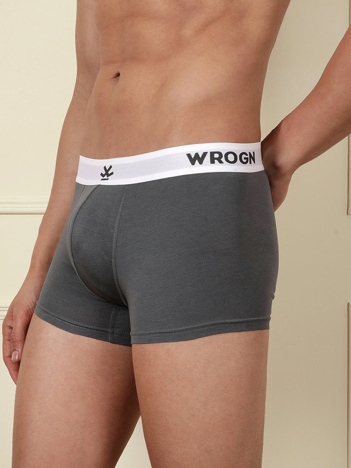 Soft Cotton Solid 1-Pack Trunk | Grey