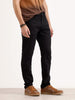 Solid Slim Fit Denim Jeans | Black