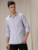 Purple Stripes Casual Shirt