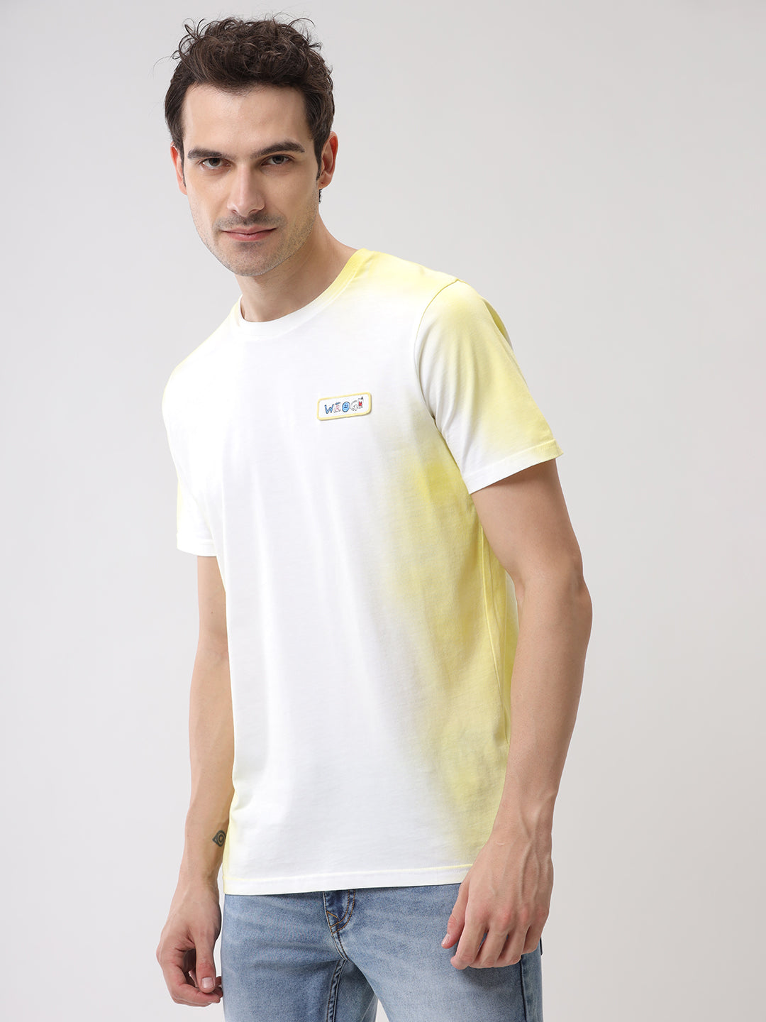 Washed Vibes Yellow T-Shirt