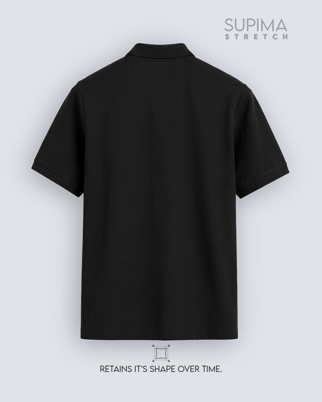 Essential Supima Polo T-Shirt | Essential | Black