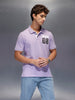Men's Regular Fit polo tshirt |  Purple