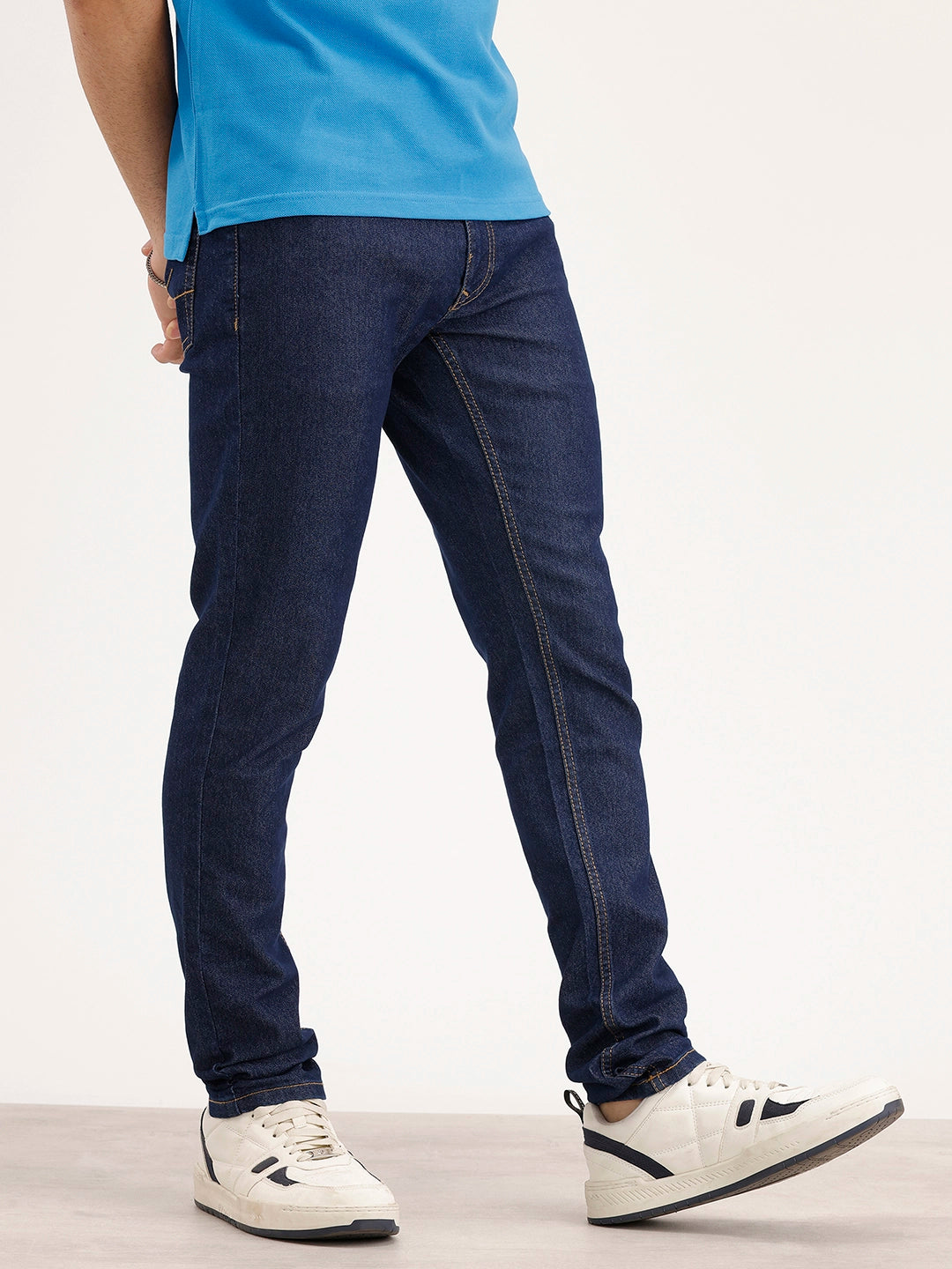Skinny Fit Denim Jeans | Dark Blue