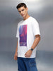 Men's Casual Graphic Pritned T-Shirt | White