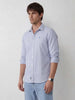Solid Stretch Slim Fit Shirt | Blue