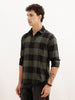 Regular Fit Full Sleeve Checkered Shirt | Green