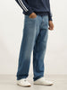 Washed Loose Fit Denim Jeans | Blue