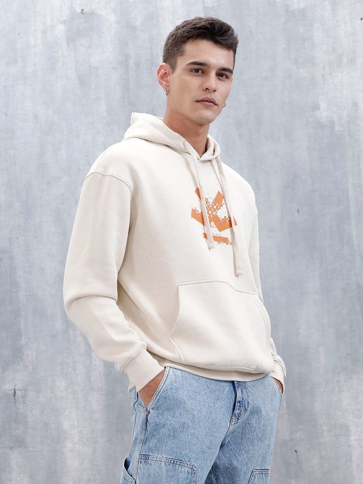 Wrogn Oversized Graphic Hoodie For Men | Tapioca