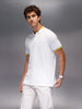 Men's Contrast Tipping Polo T-shirt  |  White