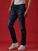 Darkstone Blue Stretch Tapered Jeans