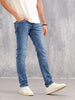 Slim Fit Mid Washed Jeans I Mid Blue