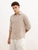 Regular Fit Full Sleeve Checkered Shirt | Brown | WWSH0723MAZ