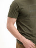 Solid Slim Fit HD Printed T-Shirt | Olive