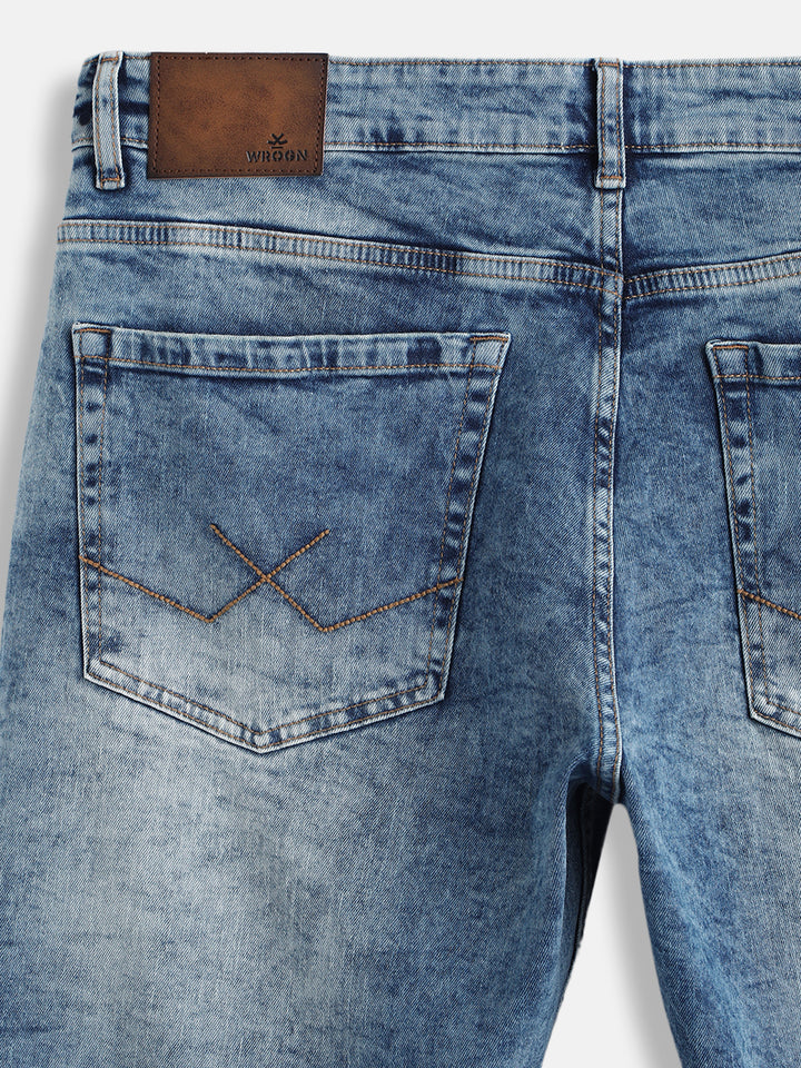 Vintage Washed Anti Fit Jeans | Blue