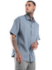 Blue Fog Oversized Shirt