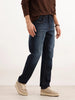 Light Faded Relaxed Fit Denim Jeans | Blue