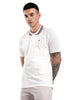 White Collar Tipped Polo T-Shirt