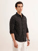 Regular Fit AOP Shirt | Black