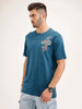 Slim Fit Embroidered T-Shirt | Teal