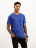 Slim Fit Quirky Embroidered Patch Detail T-Shirt | Blue