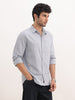 Solid Slim Fit Full Sleeve Shirt | Light Blue