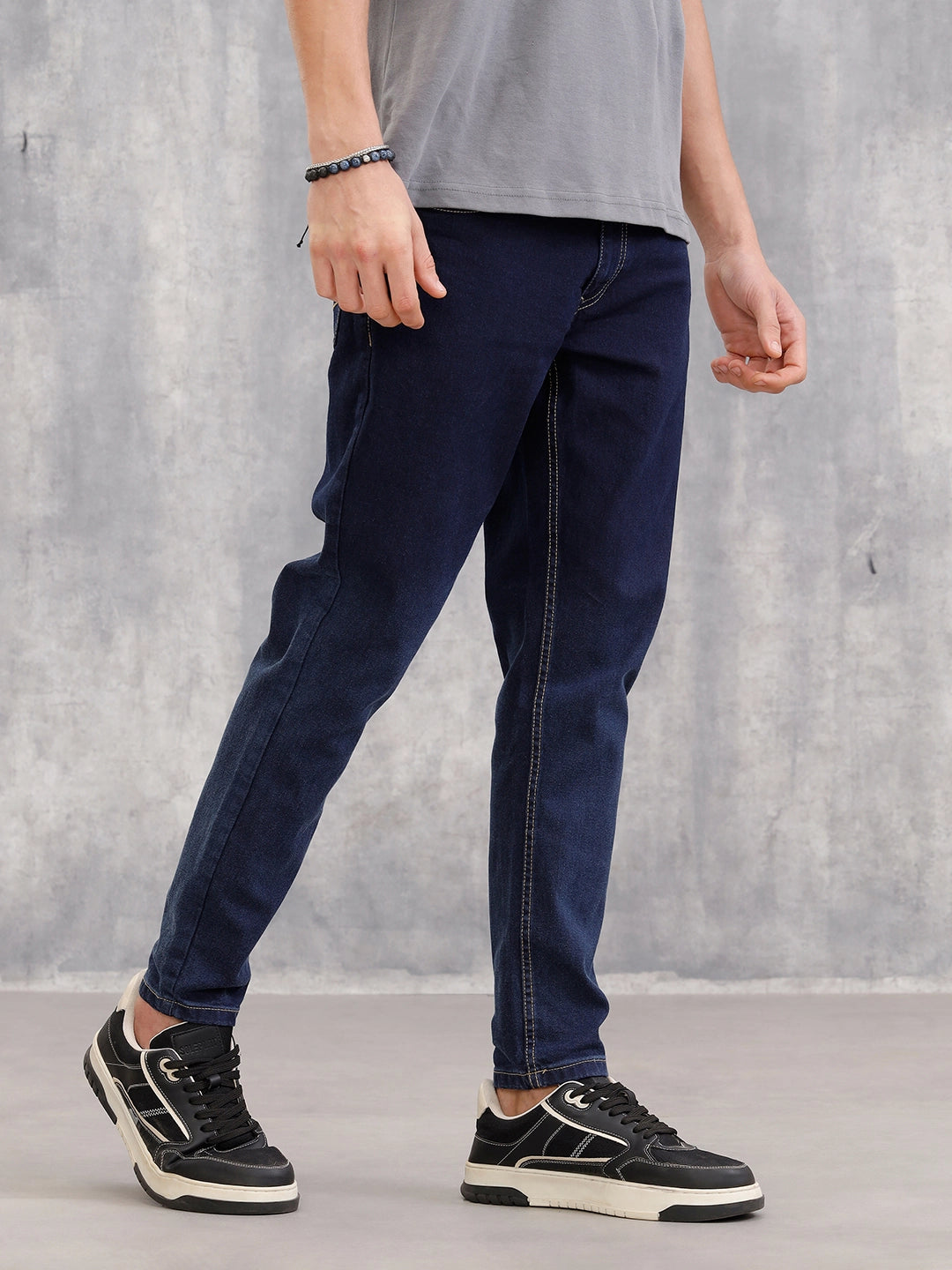 Skinny Crop Classic Denim Jeans | Blue