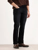 Straight Fit Denim Jeans | Black