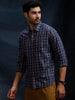 Cotton Blend Checked Shirt