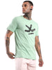 Light Green Flair Printed T-Shirt