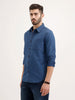 Slim Fit Textured Shirt | Blue