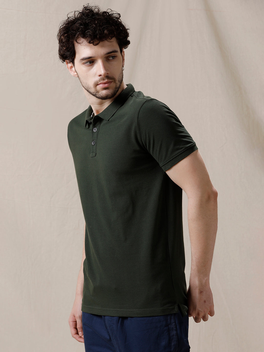 Rich Olive Polo T-Shirt
