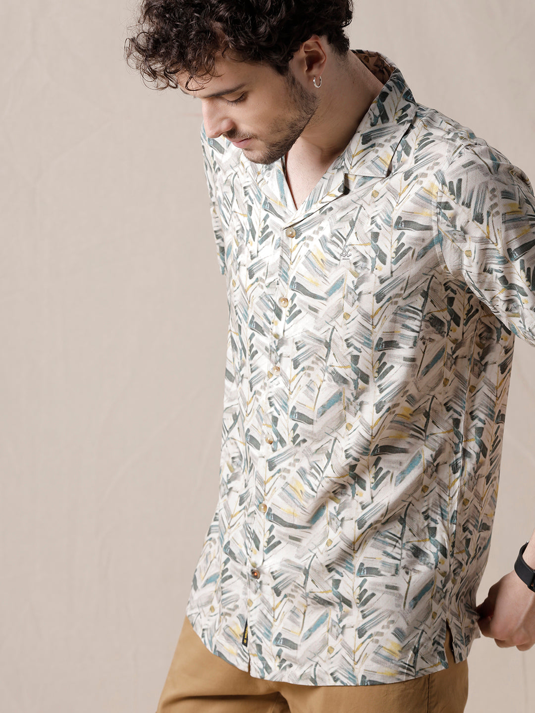 Brush Strokes Printed Shirt