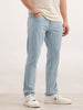 Solid Slim Fit Denim Jeans  | Light Blue