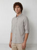 Solid Regular Fit Full Sleeve Shirt | Beige