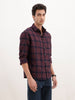 Comfort Fit Checkered Shirt | Red
