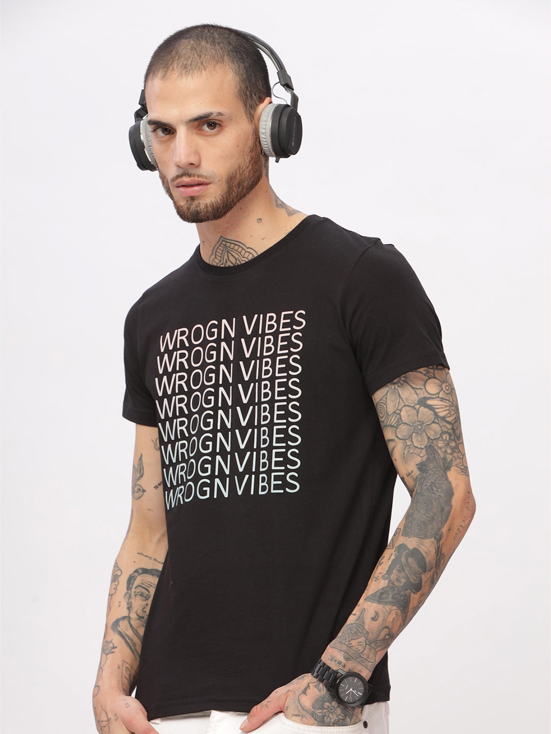 Wrogn Vibes Graphic T-Shirt
