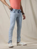 Soft Blue Mid Rise Jeans