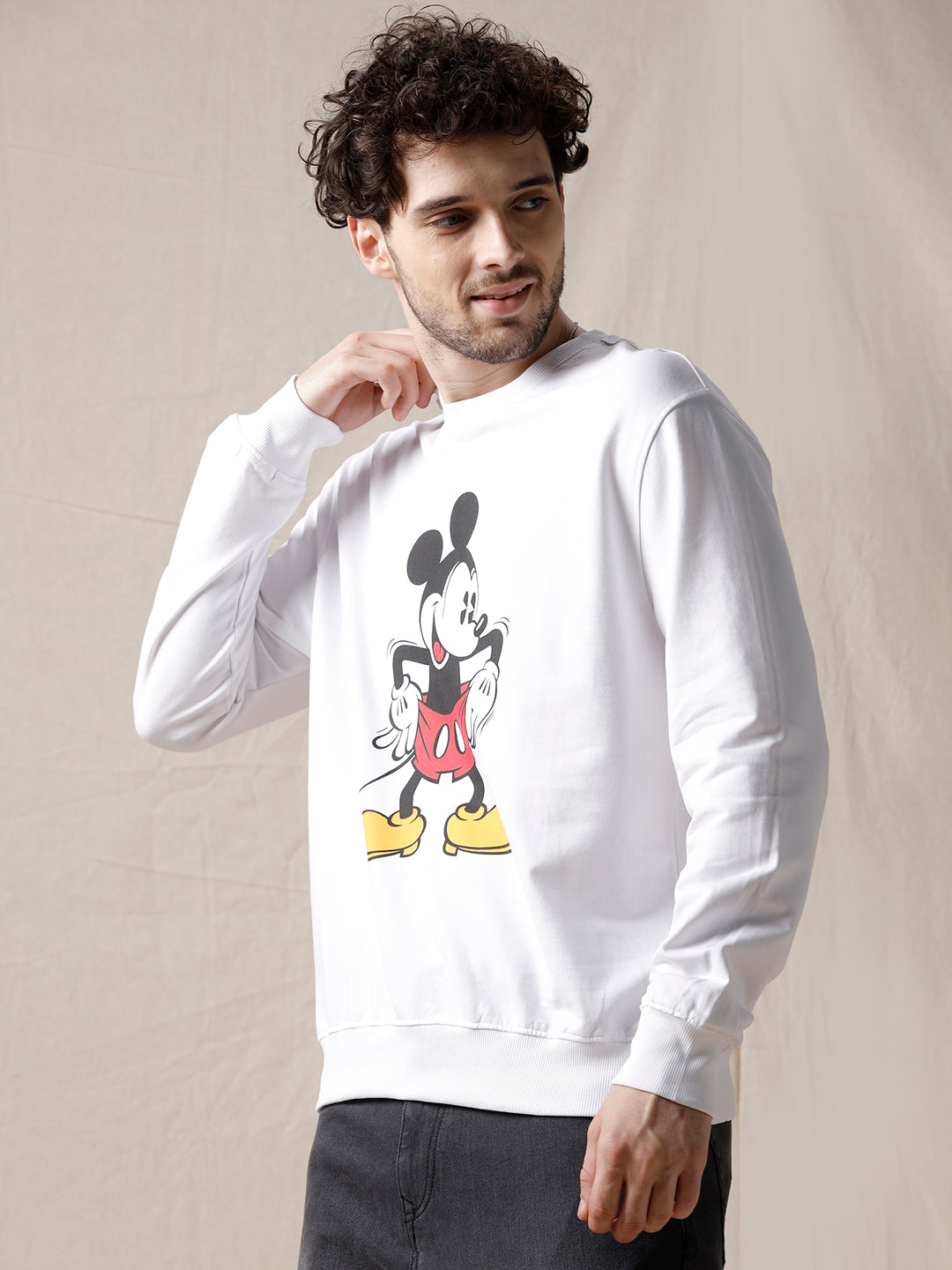 Printed Mickey Mouse Sweatshirt