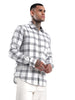 White Checks Casual Shirt