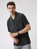 Olive Shade AOP Viscose Shirt