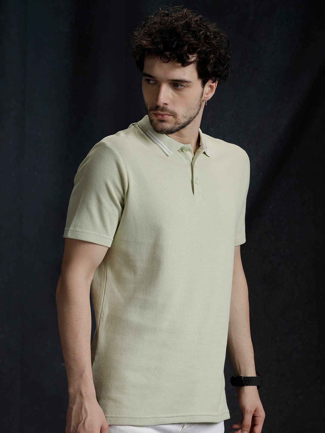 Solid Drip Polo T-Shirt