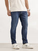 Faded Slim Fit Denim Jeans | Blue