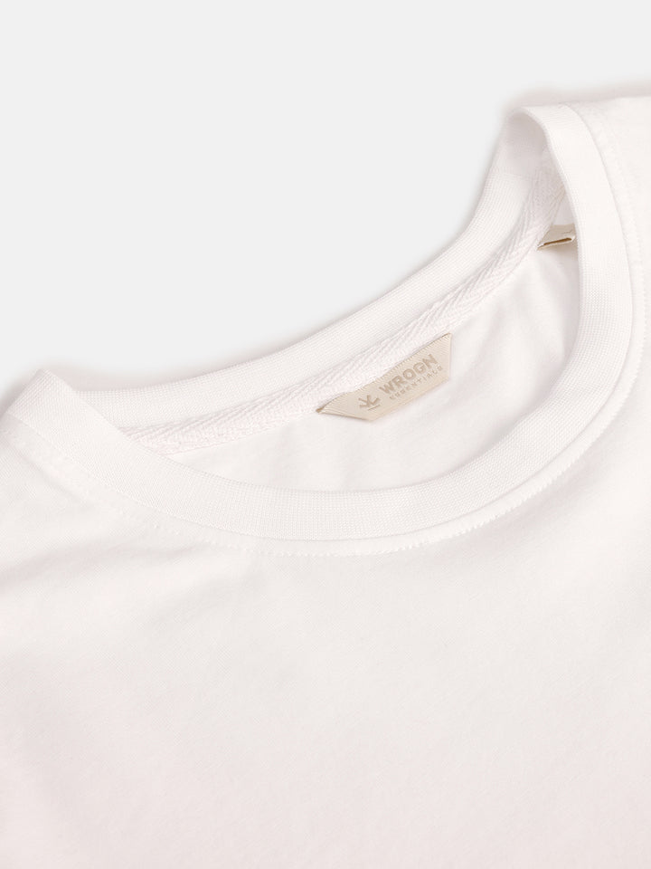 Essential Supima Crew Neck T-Shirt |White