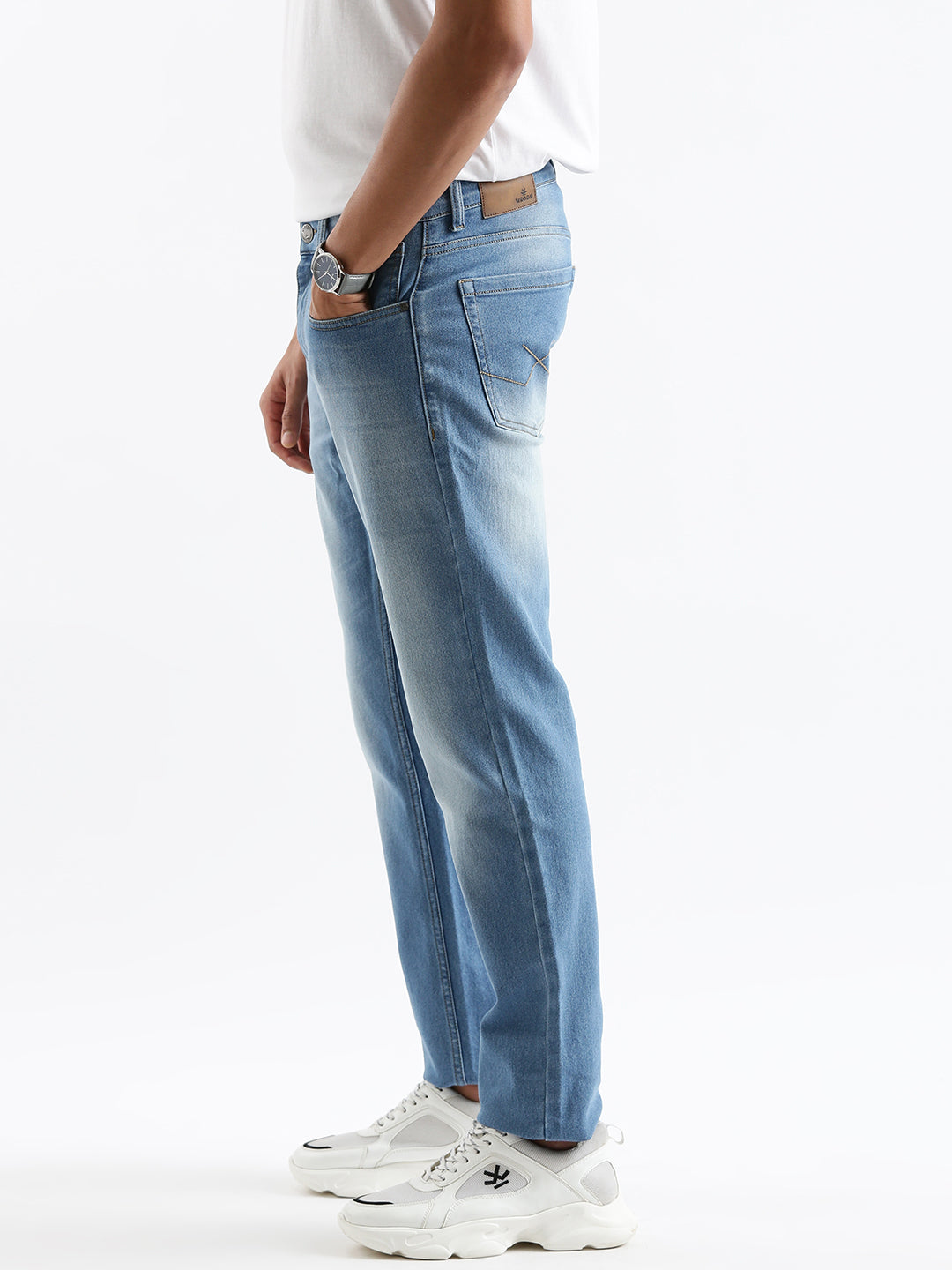 Solid Fade Slim Fit Jeans
