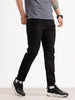 Solid Skinny Crop Denim Jeans | Black