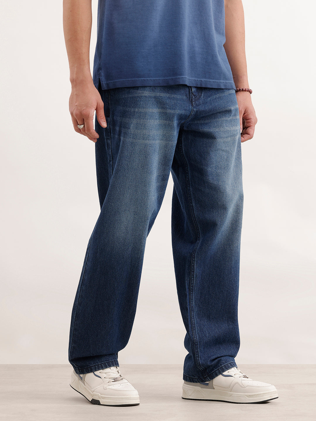 Loose Fit Denim Jeans  | Blue